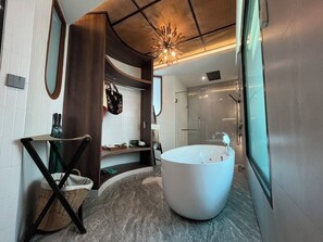 Super Deluxe Villa Jacuzzi | Bathroom shower - Samui Jasmine Resort (Koh Samui)