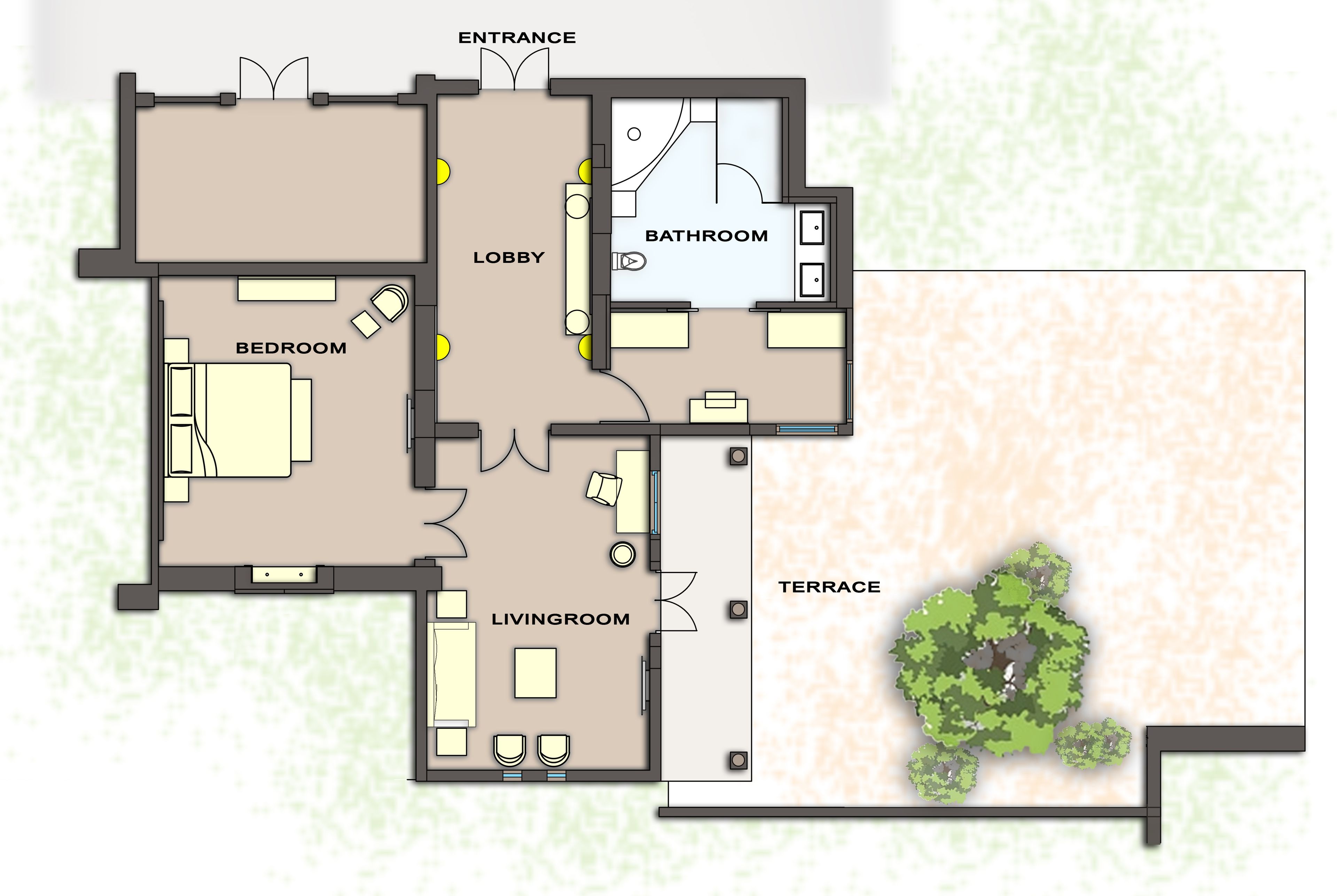 residence suite	 | floor plan