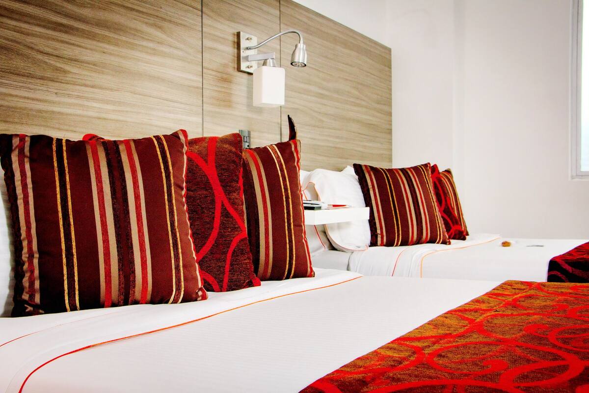 Standard Double Room, 2 Double Beds | Egyptian cotton sheets, premium bedding, minibar, in-room safe
