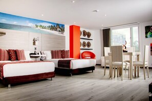 Junior Room, 2 Double Beds | View from room