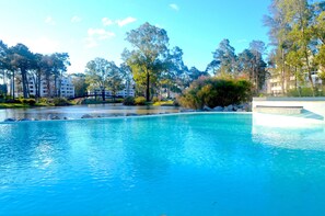 Indoor pool, outdoor pool