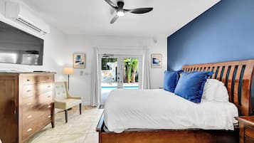 Habitación doble, baño privado (Premier Lanai Full View) | Sábanas de algodón egipcio, ropa de cama de alta calidad, caja fuerte