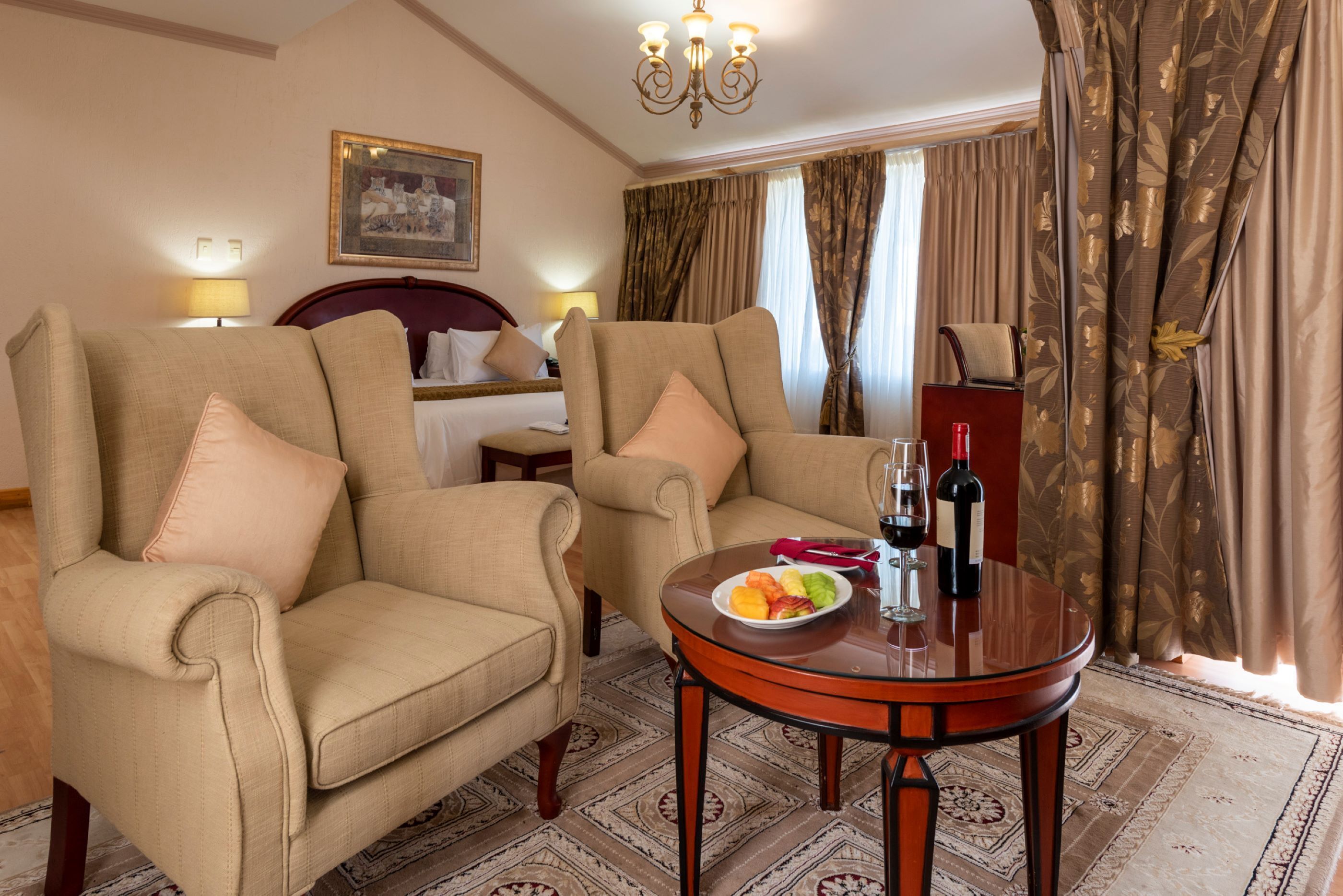 suite | premium bedding, tempur-pedic beds, blackout curtains, travel cot