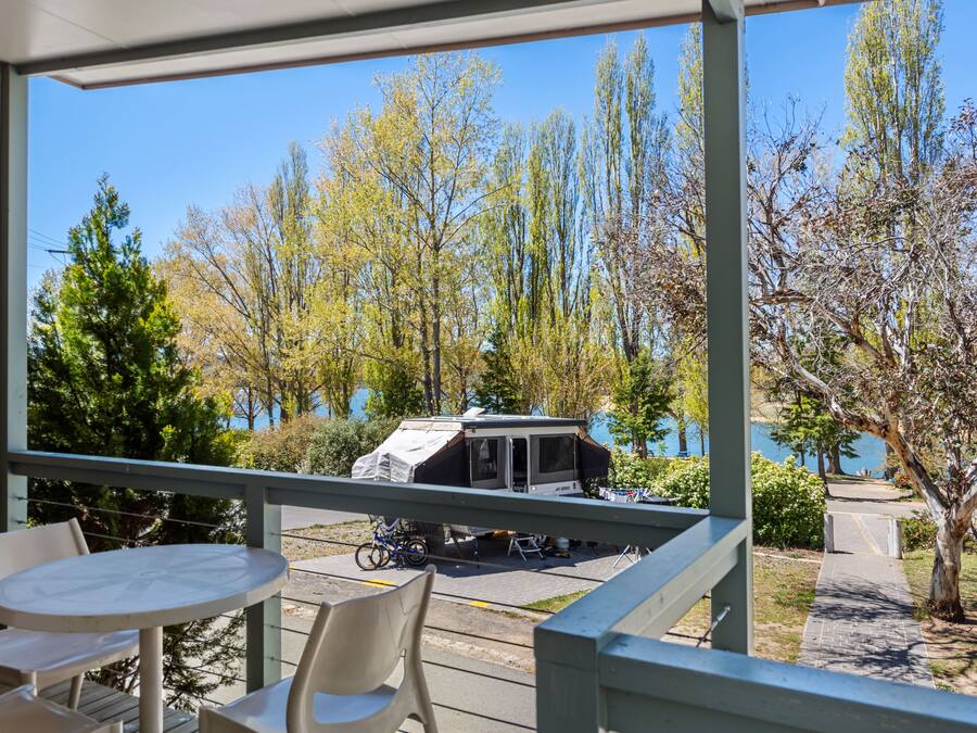 Uitzicht vanuit accommodatie