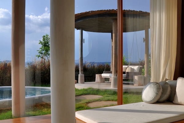 sala pool villa | Living area | Smart TV, DVD player