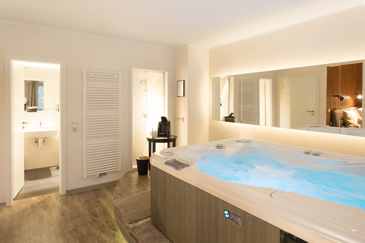Habitación doble Deluxe (with Private bathroom and whirlpool) | Vista desde la habitación
