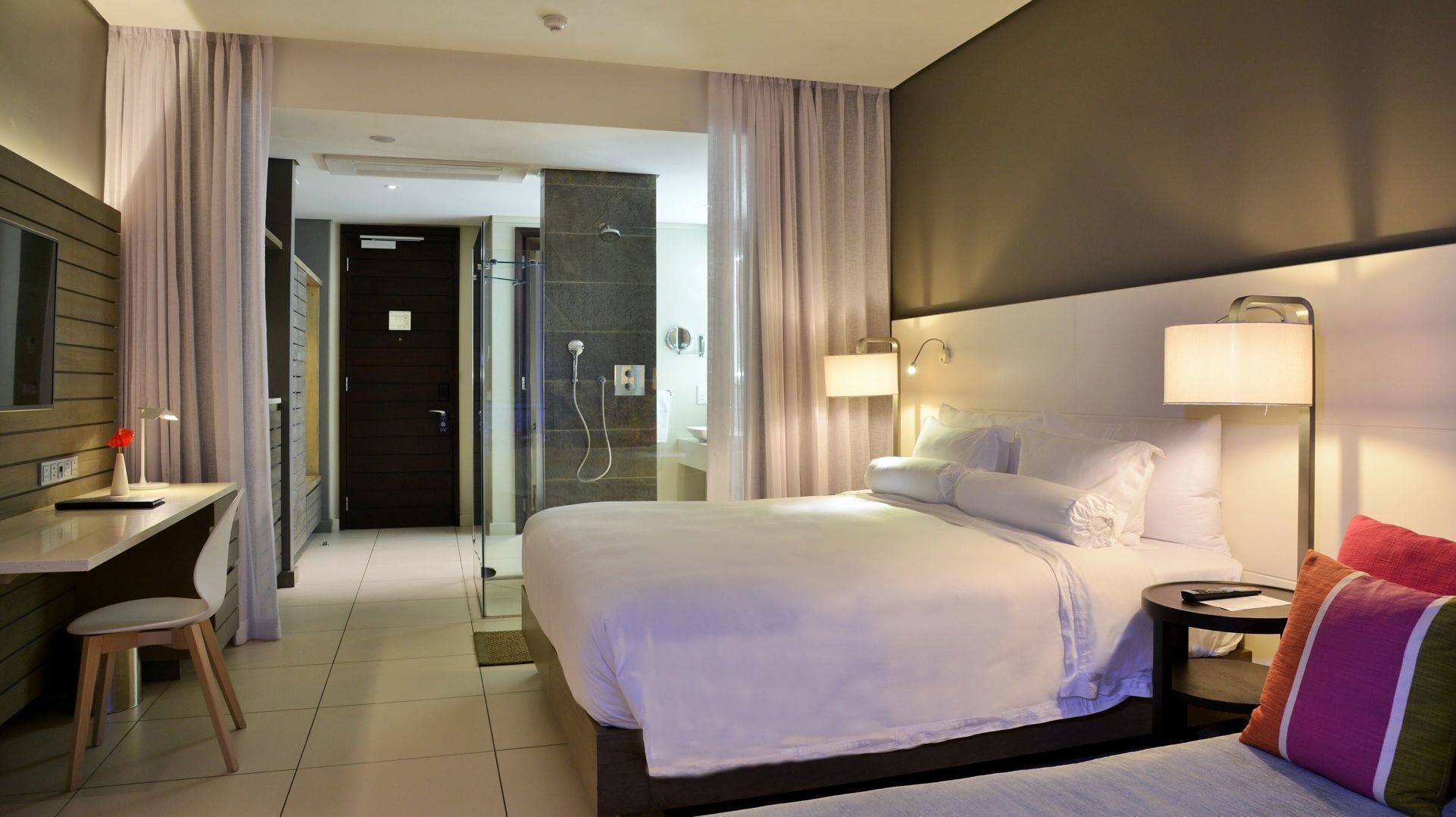 In-room safe, desk, blackout curtains, soundproofing