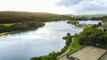 Blick von der Unterkunft