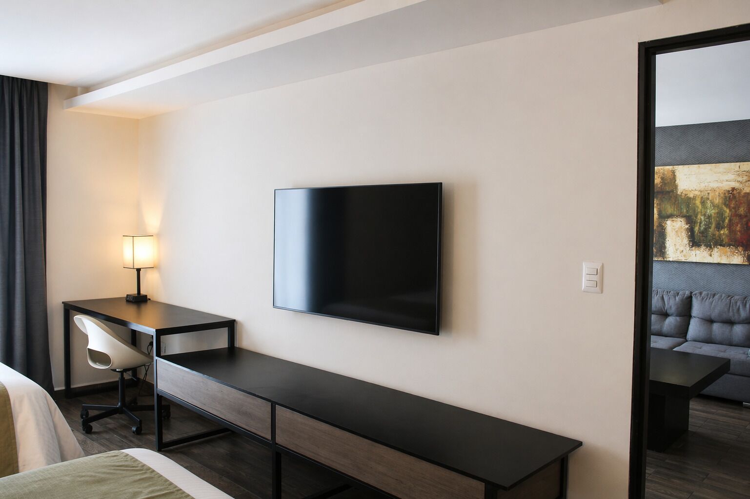 Suite, 2 Double Beds | Down comforters, in-room safe, individually furnished, desk