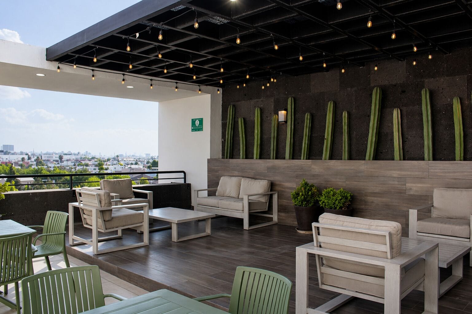 Rooftop terrace