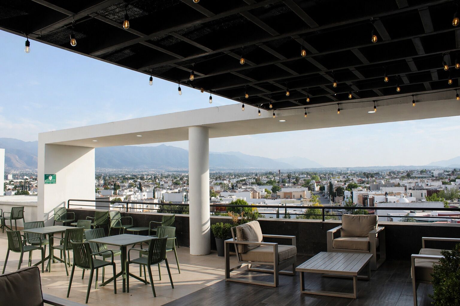 Terraza en la azotea