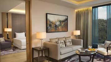 Suite | 1 chambre, literie de qualité supérieure, minibar