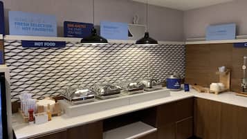 Free buffet breakfast