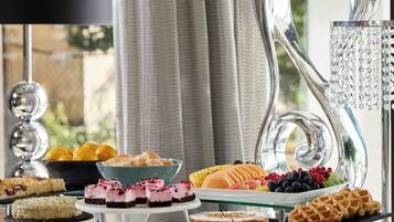 Daily buffet breakfast (EUR 25 per person)