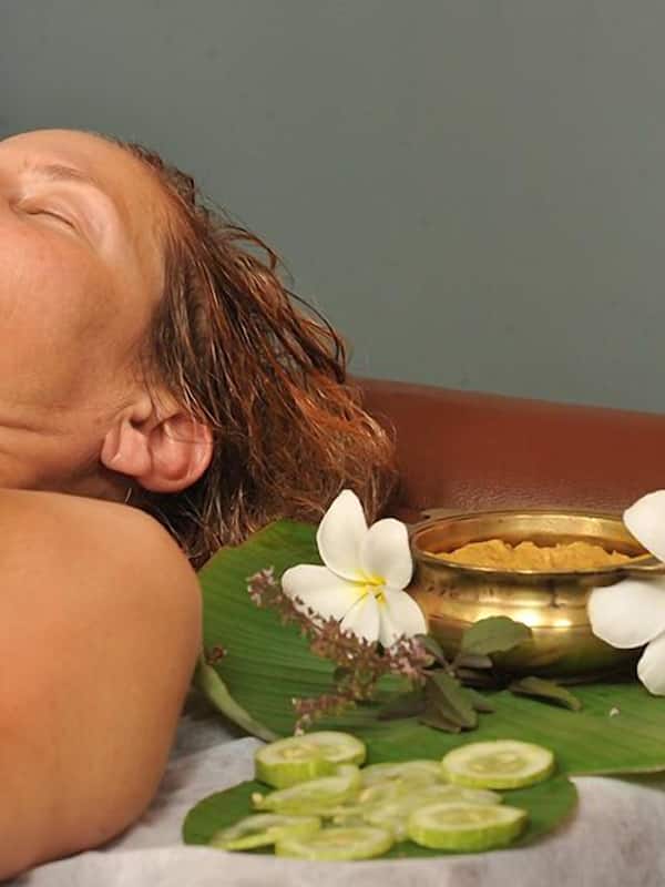 Steam room, body treatments, aromatherapy, Ayurvedic treatments