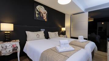 Lejlighed - 1 soveværelse | 1 soveværelse, skrivebord, lydisolering, strygejern/strygebræt