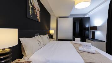 Lejlighed - 1 soveværelse | 1 soveværelse, skrivebord, lydisolering, strygejern/strygebræt