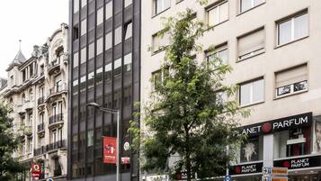 Udsigt fra overnatningsstedet