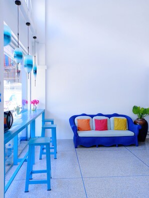 Sala de estar en el lobby