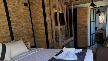 Premium bedding, memory-foam beds, minibar, in-room safe