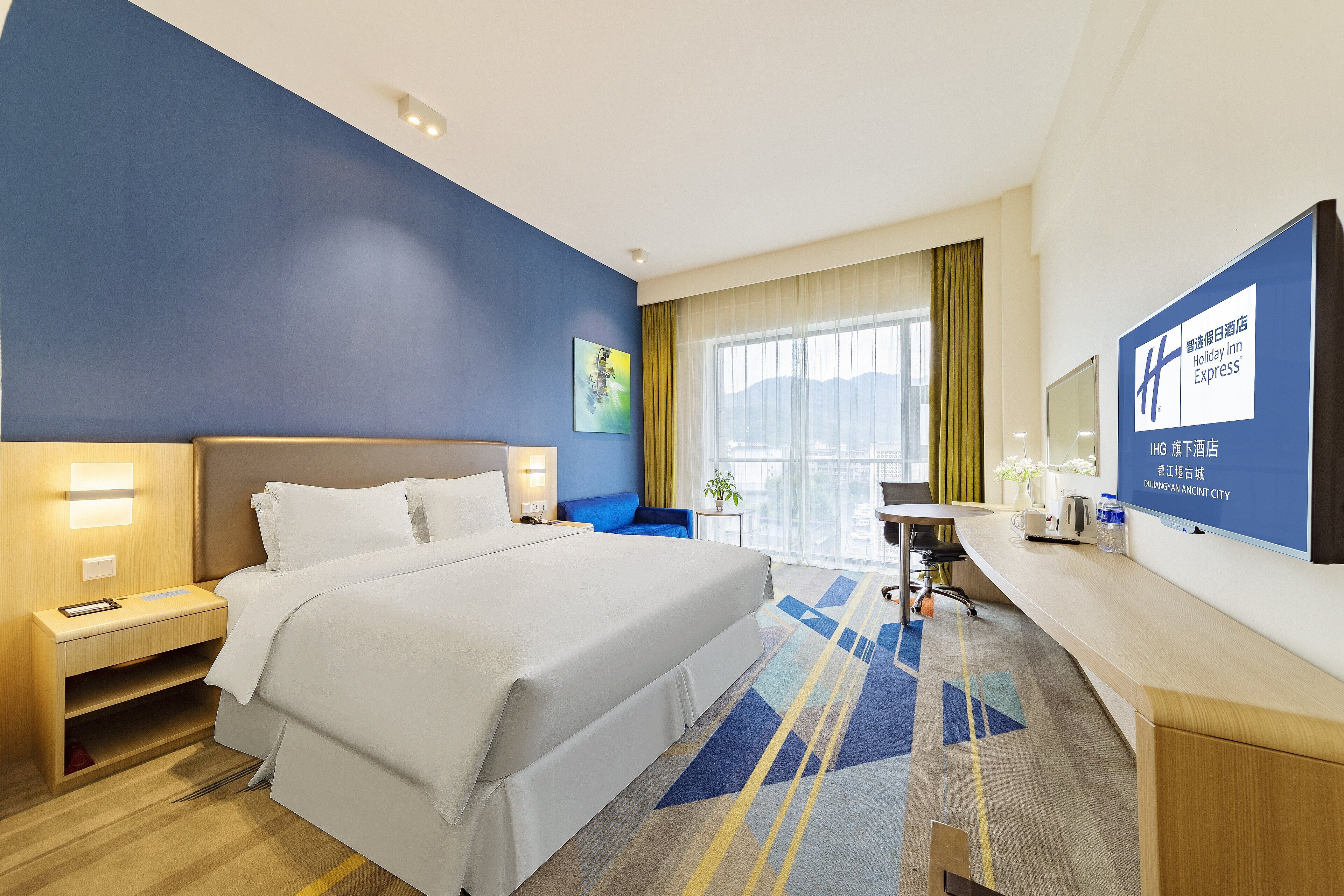 minibar, in-room safe, desk, iron/ironing board