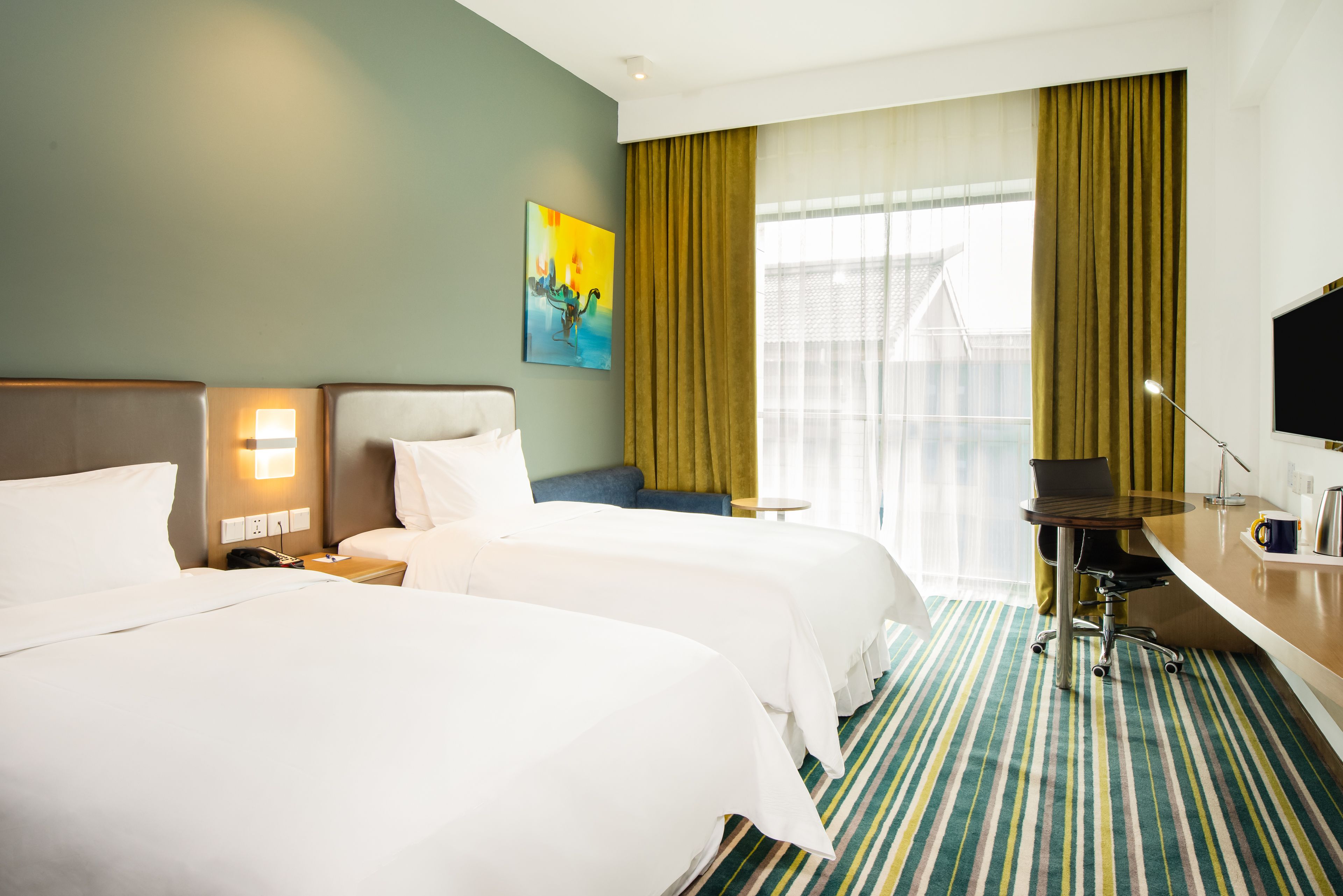 minibar, in-room safe, desk, iron/ironing board