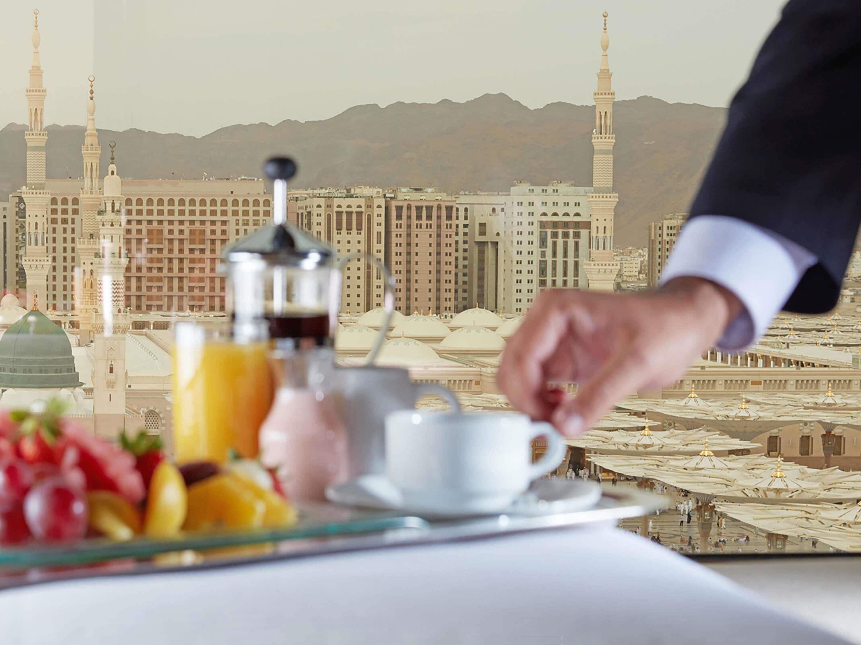 Daily buffet breakfast (SAR 86 per person)