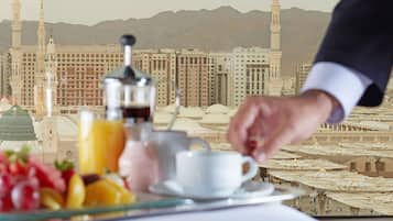 Morgenmadsbuffet hver dag (86 SAR pr. person)