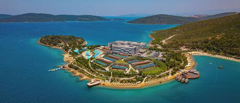 Voorkant van accommodatie