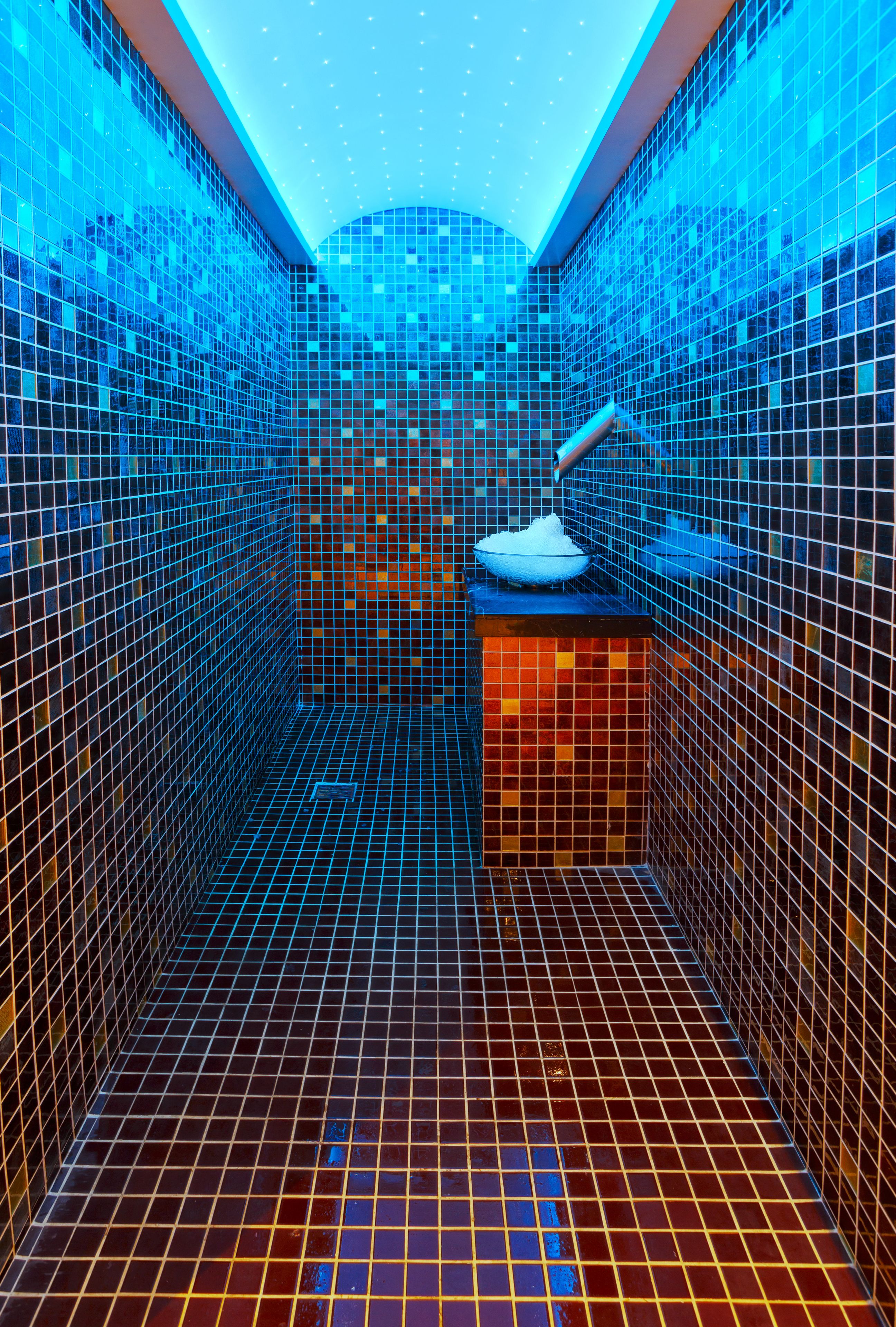 Sauna, steam room, Turkish bath, body treatments, hydrotherapy
