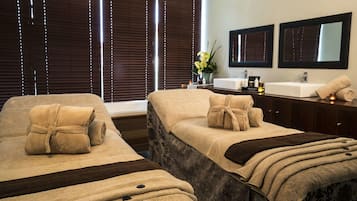 Body treatments, facials, 2 treatment rooms