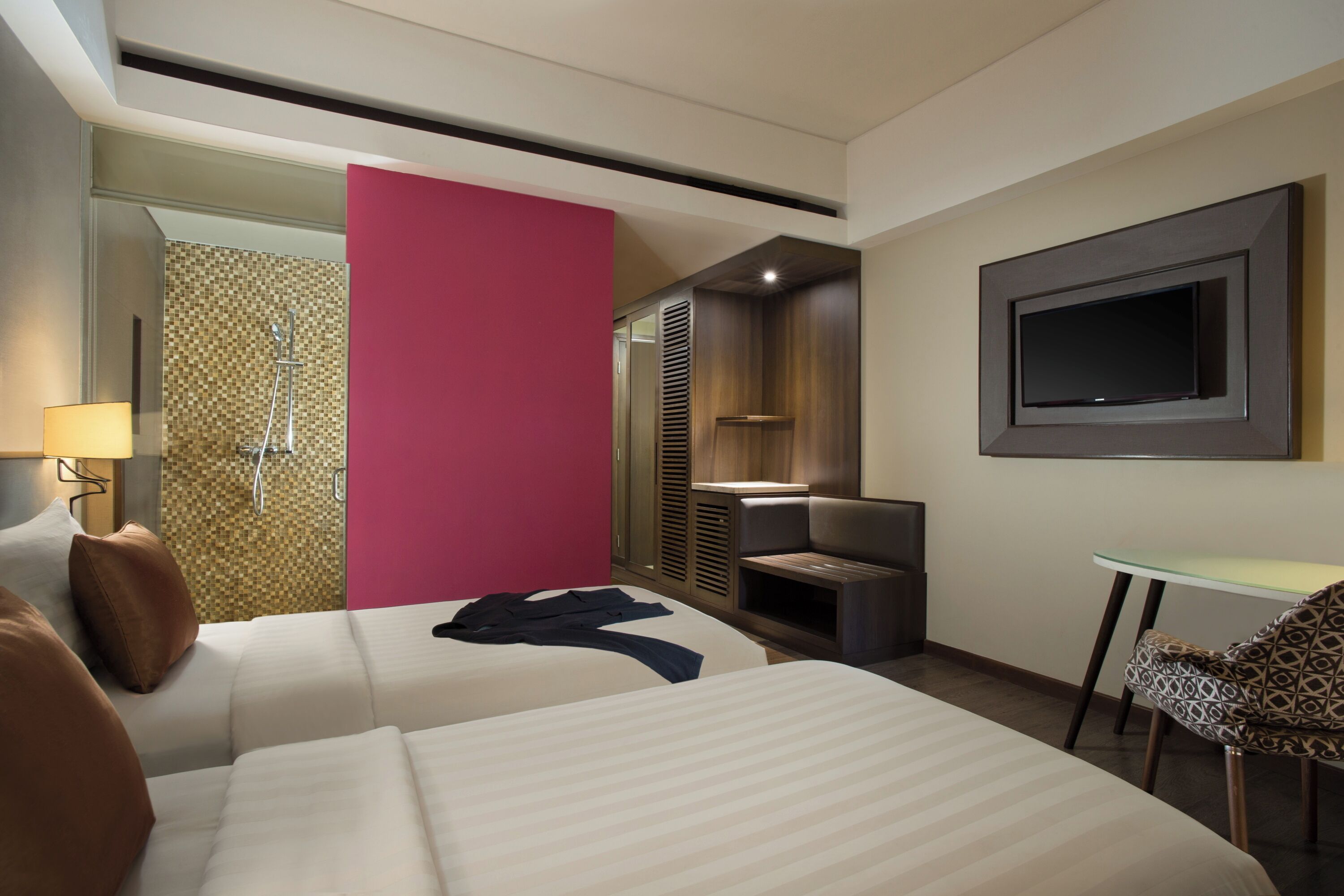 superior twin room, 2 single beds | view from room