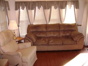 TV, DVD player, ping pong