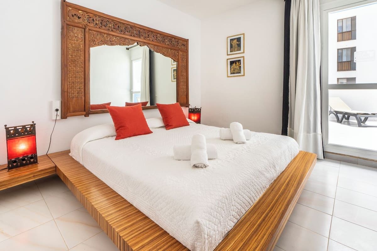 Premium bedding, down comforters, memory foam beds, in-room safe