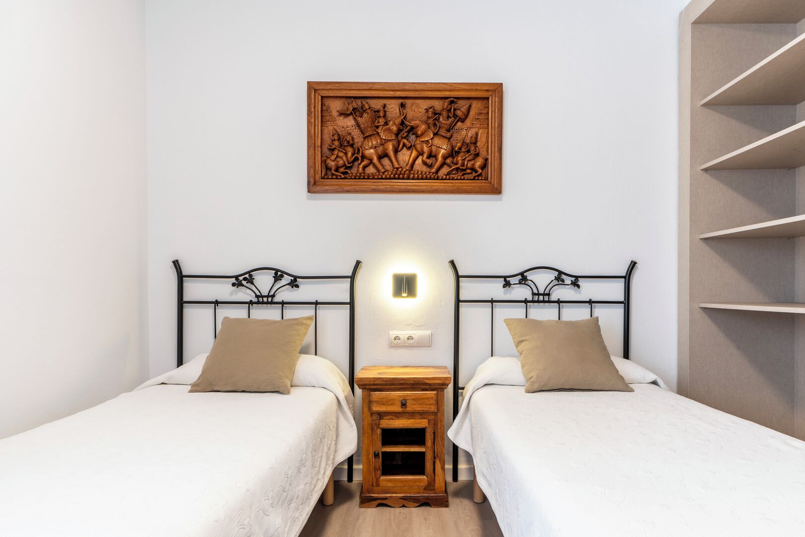 apartment, 2 bedrooms, terrace | premium bedding, down duvets, memory-foam beds, in-room safe