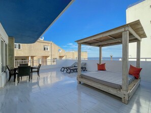 Superior Apartment, 2 Bedrooms, Terrace | Terrace/patio - Apartamentos Cel Blau (Santa Eulalia del Rio)