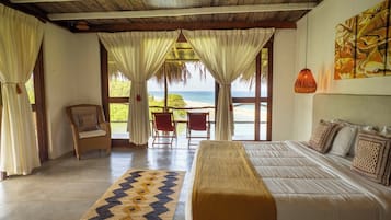 Suite, 1 King-Bett, Meerblick | Zimmersafe, Schreibtisch, kostenloses WLAN, BettwÀsche