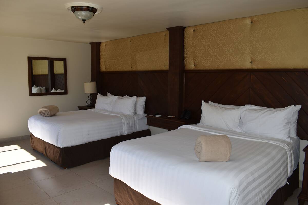 Down comforters, desk, WiFi (free), individually decorated