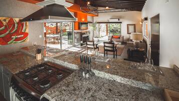 Down duvets, individually decorated, individually furnished, desk