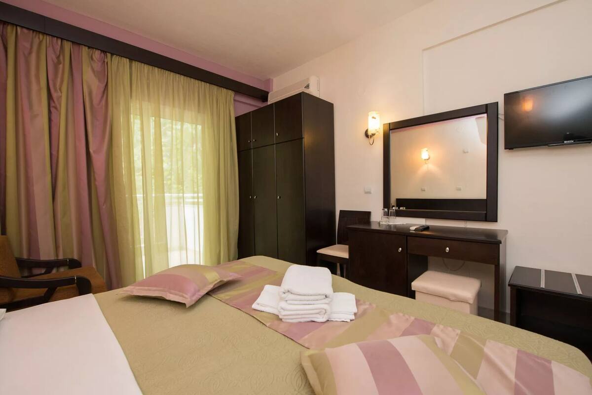 standard room, mountain view | in-room safe, soundproofing, iron/ironing board, free wifi