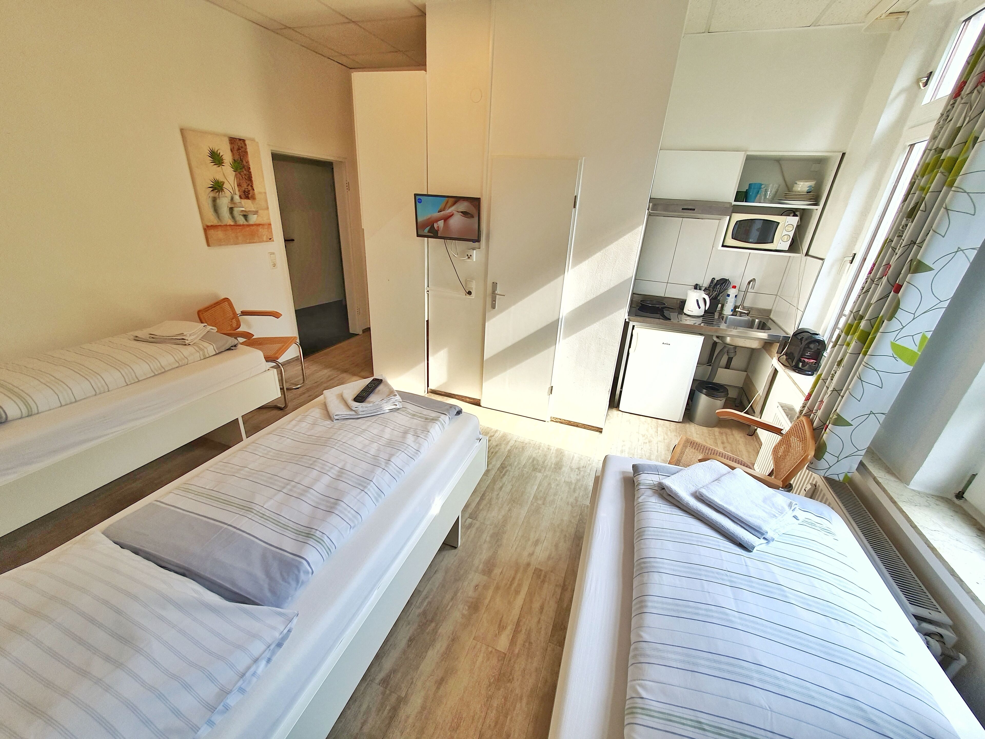 Dreibettzimmer, mit Bad | Kostenloses WLAN, Bettwäsche