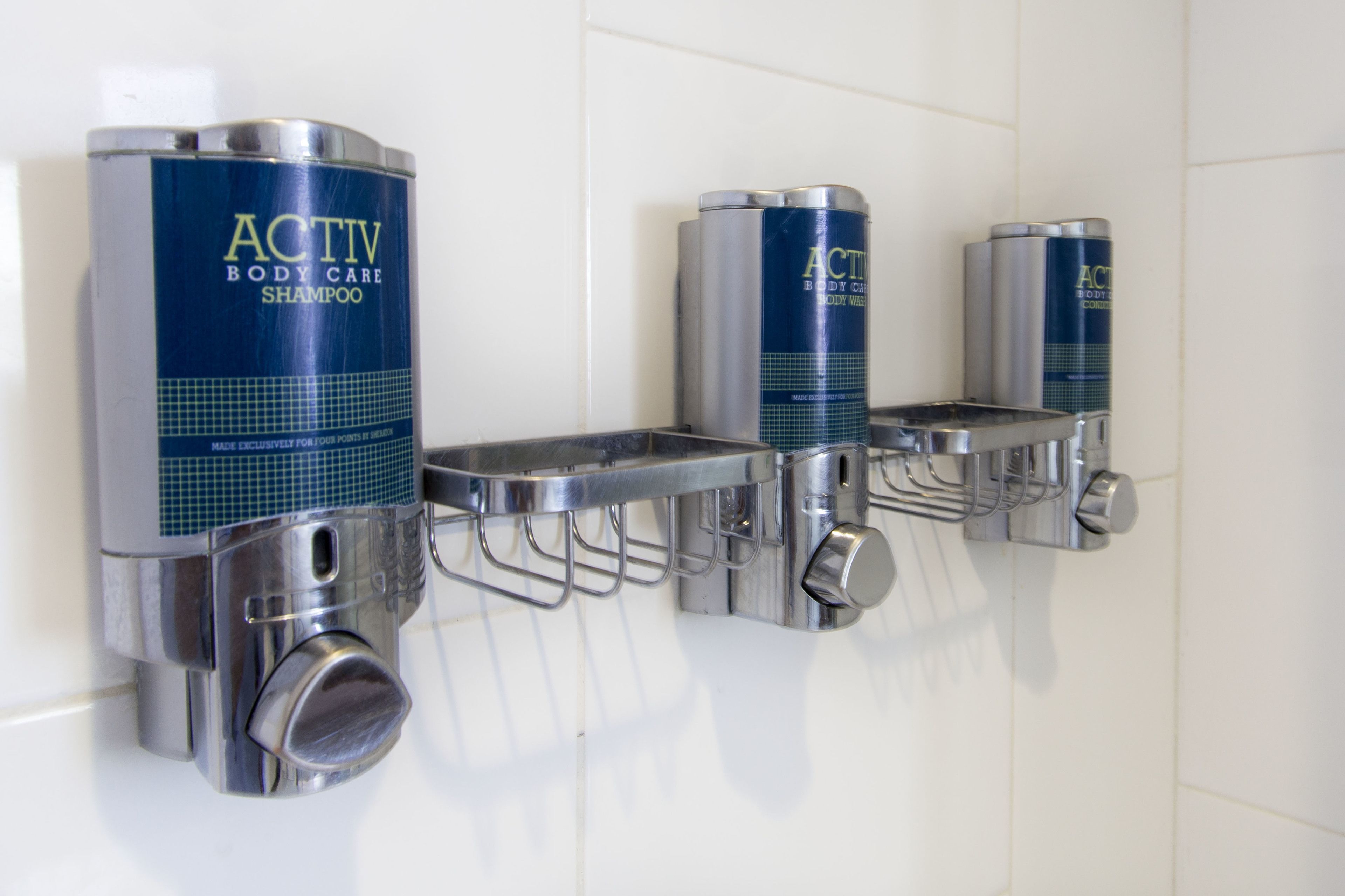 classic room | bathroom amenities | hair dryer, towels, soap, shampoo