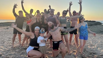 Beach nearby, beach shuttle