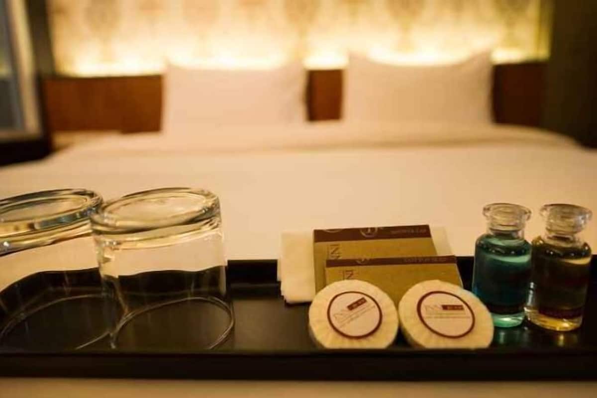 Minibar, in-room safe, desk, blackout curtains