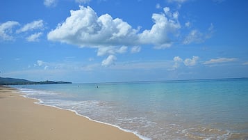 On the beach