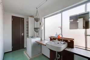 Standard Room, Non Smoking (with Shower, Toilet, Kitchen) | Bathroom - Bonsai Guesthouse - Hostel (Osaka)