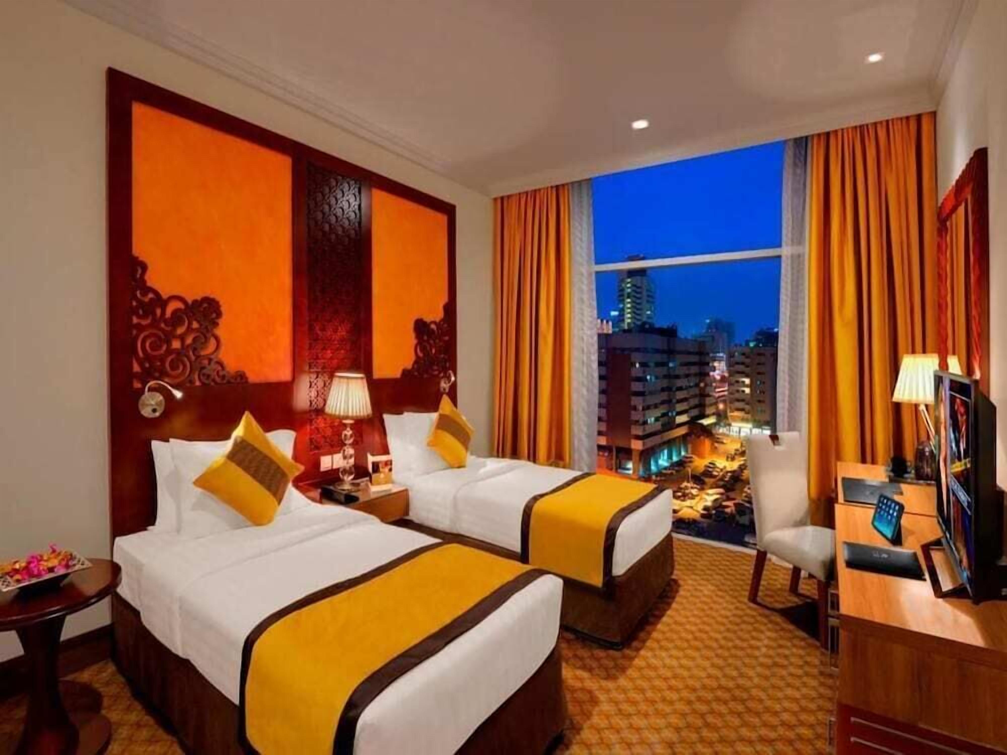 Premium bedding, memory-foam beds, minibar, in-room safe