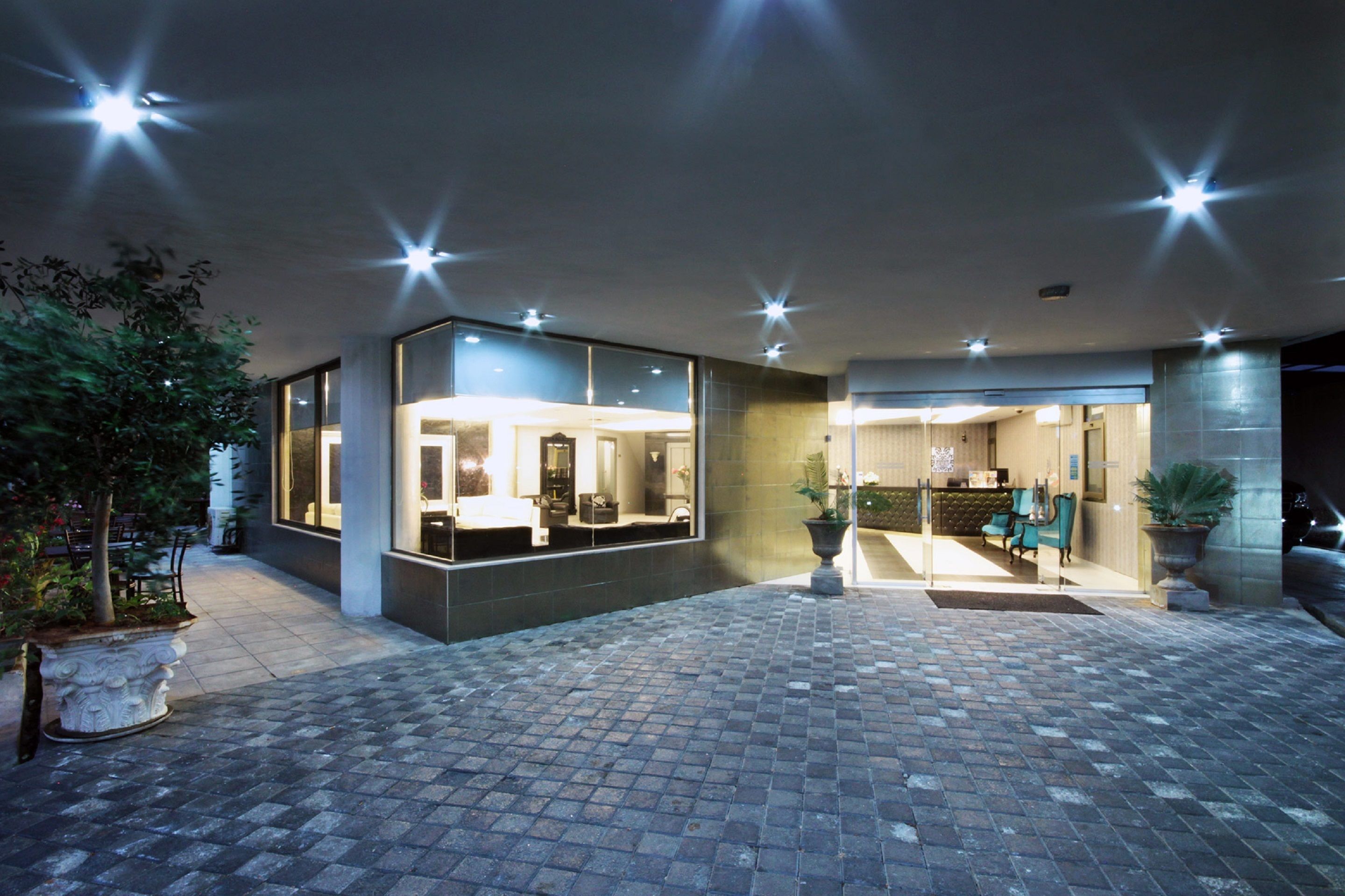 Entrada de la propiedad