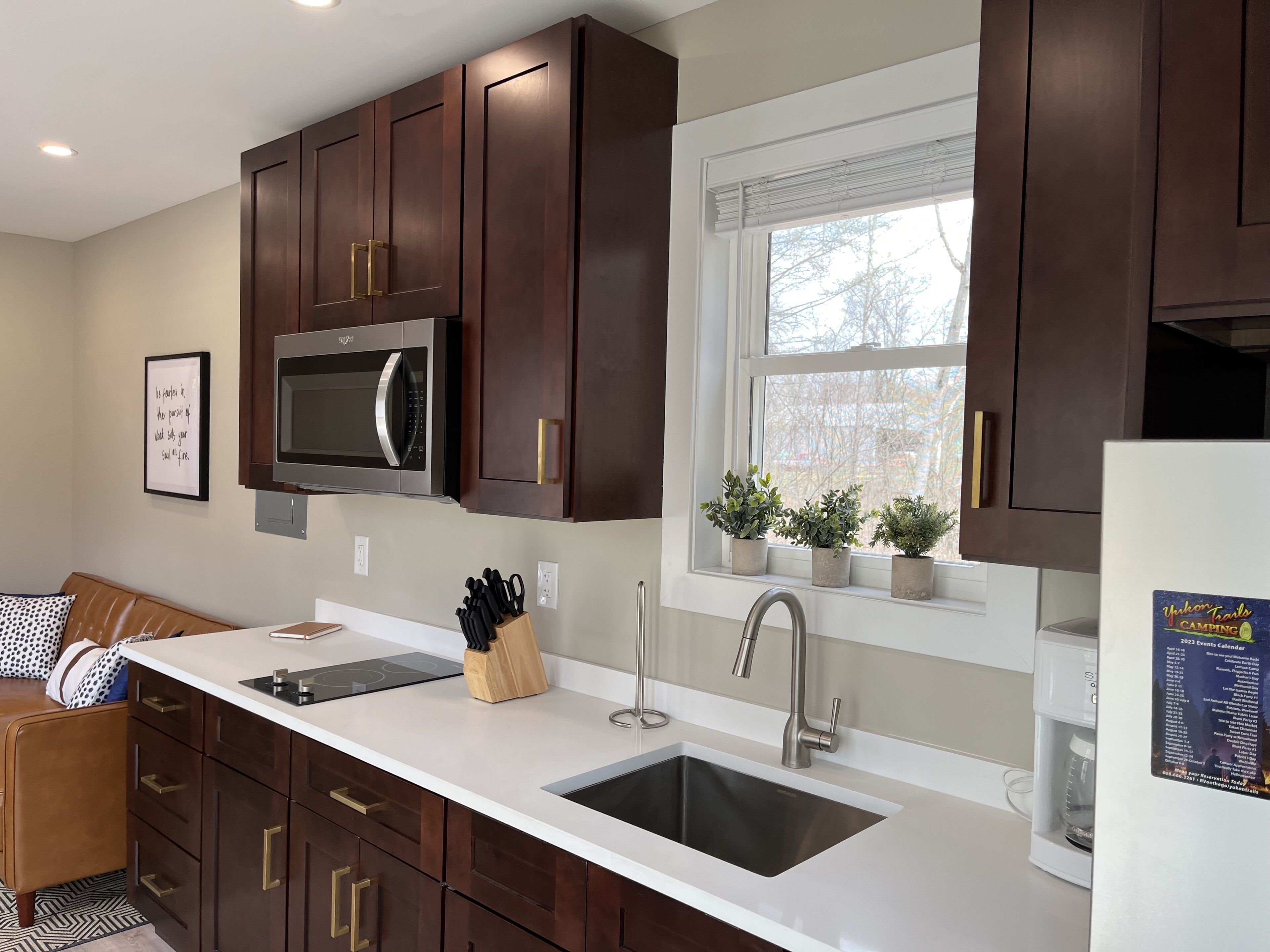 House, 1 Bedroom (No pets, tiny house, linens included) | Private kitchen | Full-sized fridge, microwave, stovetop, coffee/tea maker