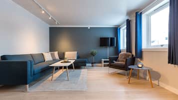 Apartment, 2 Bedrooms | Living area | Flat-screen TV, DVD player
